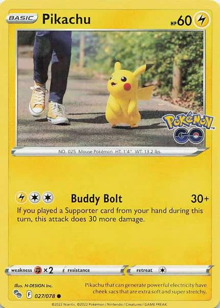 Pikachu - Pokémon GO #027/078