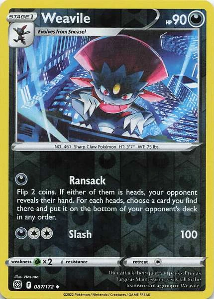 Weavile - Brilliant Stars #087/172