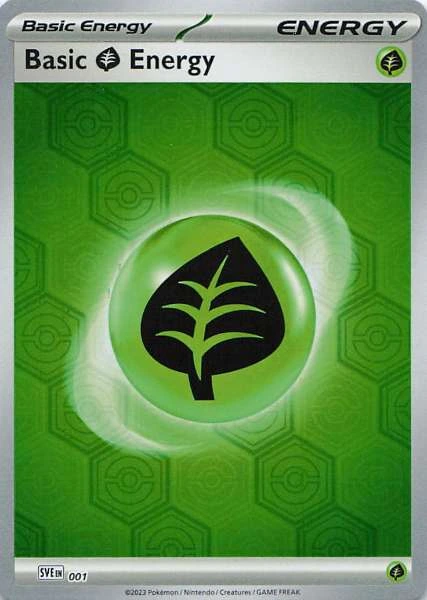 Basic Grass Energy - Scarlet & Violet Energies #001