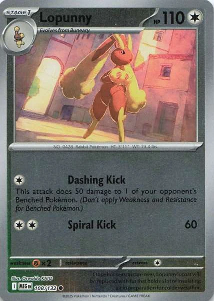 Lopunny - Diamond & Pearl #108/132