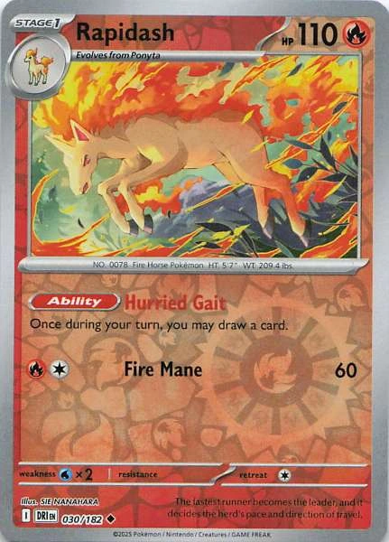 Rapidash - Destined Rivals #030/182