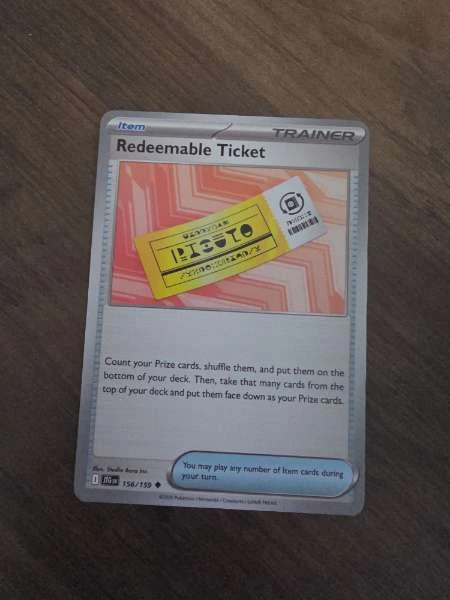 Redeemable Ticket - Journey Together #156/159