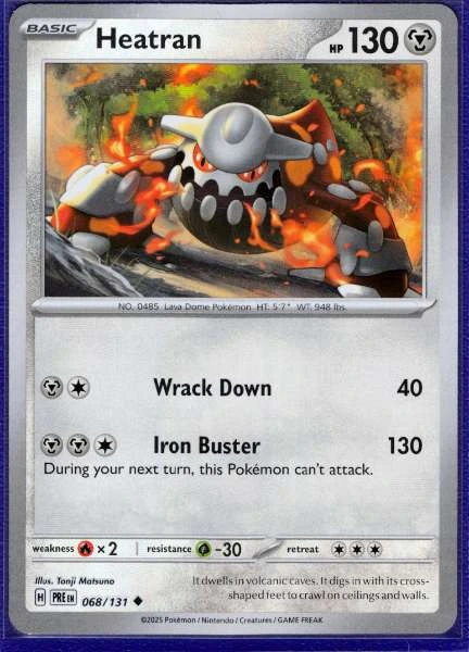 Heatran - Prismatic Evolutions #068/131