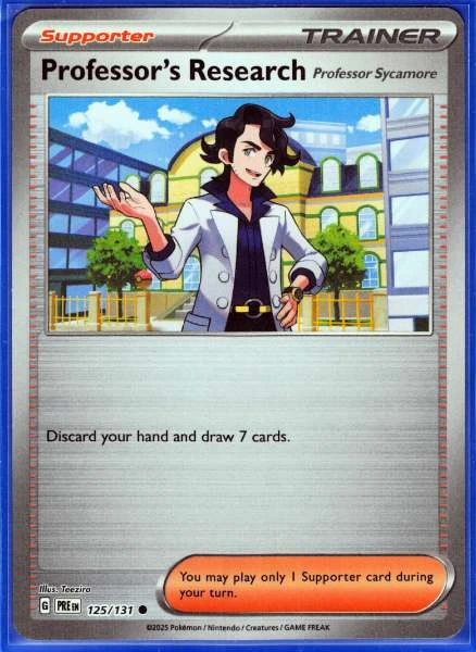 Professor's Research  - Poke Ball #125/131
