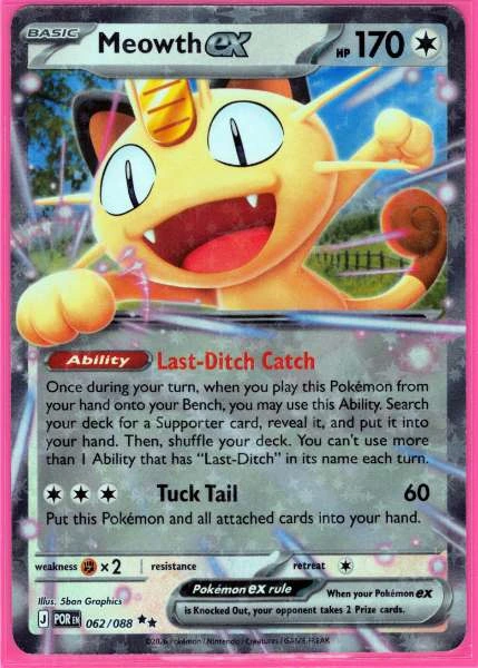 Meowth ex - Perfect Order #062/088