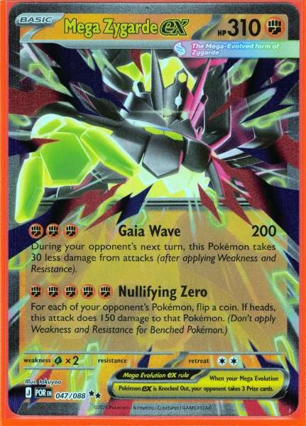 Mega Zygarde ex - Perfect Order #047/088