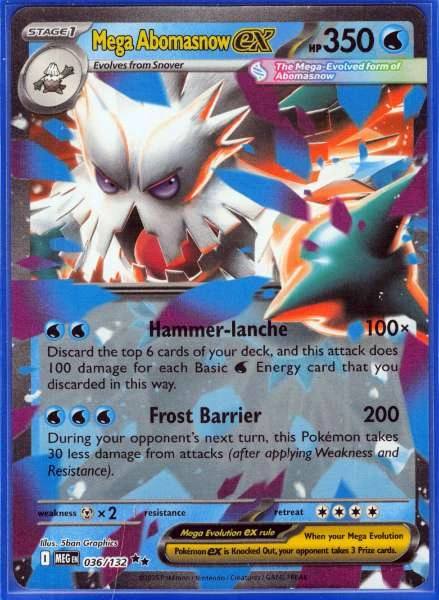 Mega Abomasnow ex - Mega Evolution #036/132