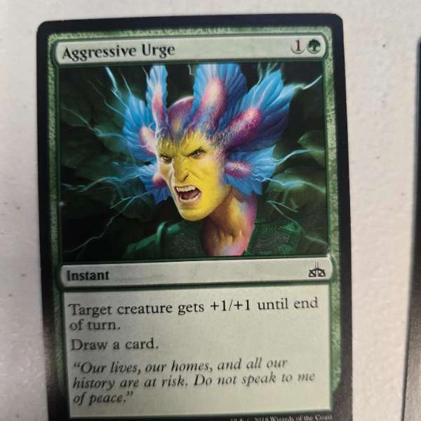 Aggressive Urge - Invasion, Rivals of Ixalan, 10th Edition, The List, Jumpstart #122