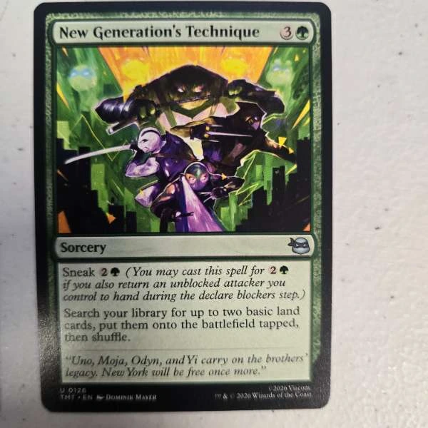 New Generation's Technique - Teenage Mutant Ninja Turtles #0126