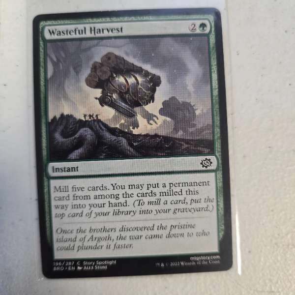 Wasteful Harvest - The Brothers' War #196/287