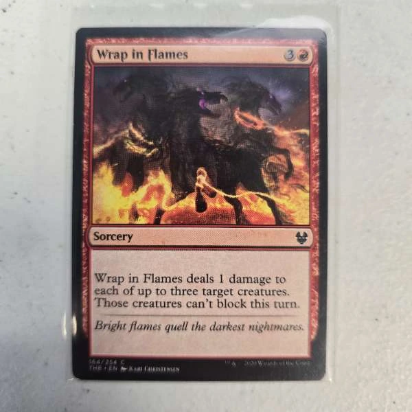 Wrap in Flames - Theros Beyond Death #164/254