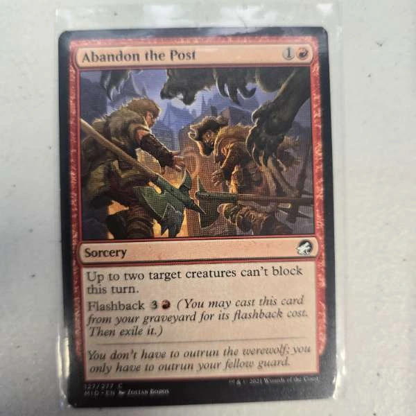 Abandon the Post - Innistrad: Midnight Hunt #127/277