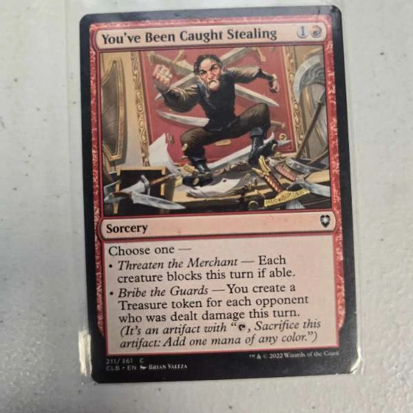 You've Been Caught Stealing - Commander Legends: Battle for Baldur's Gate #211/361
