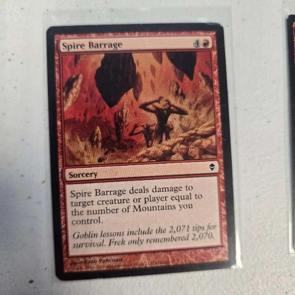 Spire Barrage - Zendikar #150/280