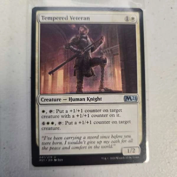 Tempered Veteran - Core Set 2021 #041/274