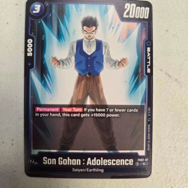 Son Gohan : Adolescence - The Phase of Evolution #FS02-07