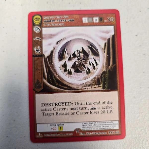 Jagged Peaks Orb - Seance #35/165