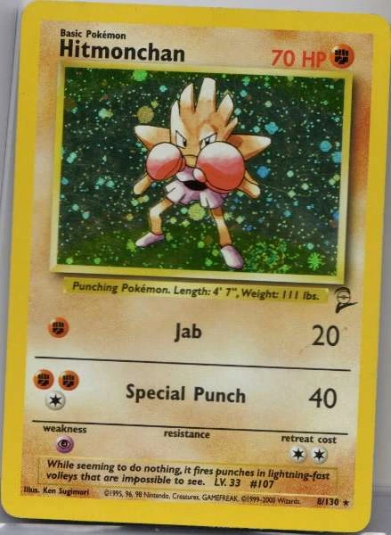 Hitmonchan - Base Set 2 #8/130