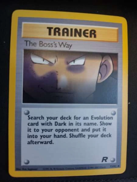 The Boss's Way - Team Rocket #73/82