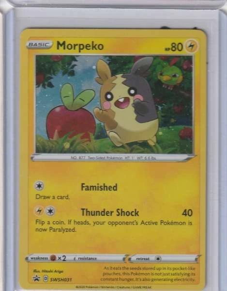 Morpeko - Sword & Shield Black Star Promos #SWSH031