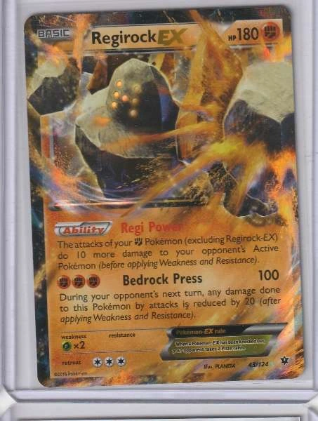 Regirock ex - Fates Collide #43/124