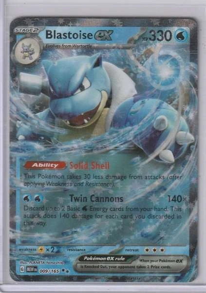 Blastoise ex - Scarlet & Violet 151 #009/165