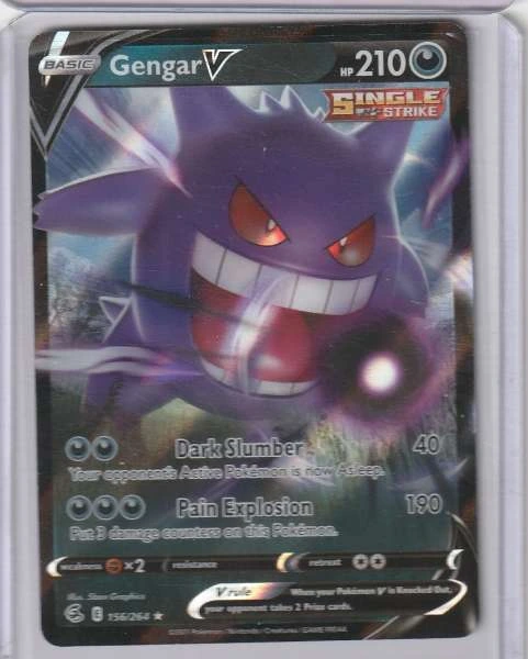 Gengar V - Fusion Strike #156/264