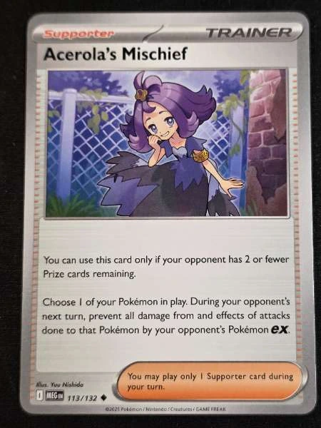 Acerola's Mischief - Mega Evolution #113/132