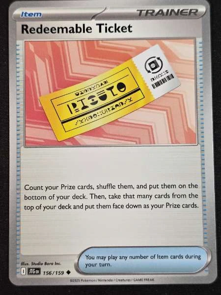 Redeemable Ticket - Journey Together #156/159