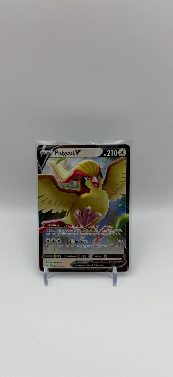 Pidgeot V #137/196