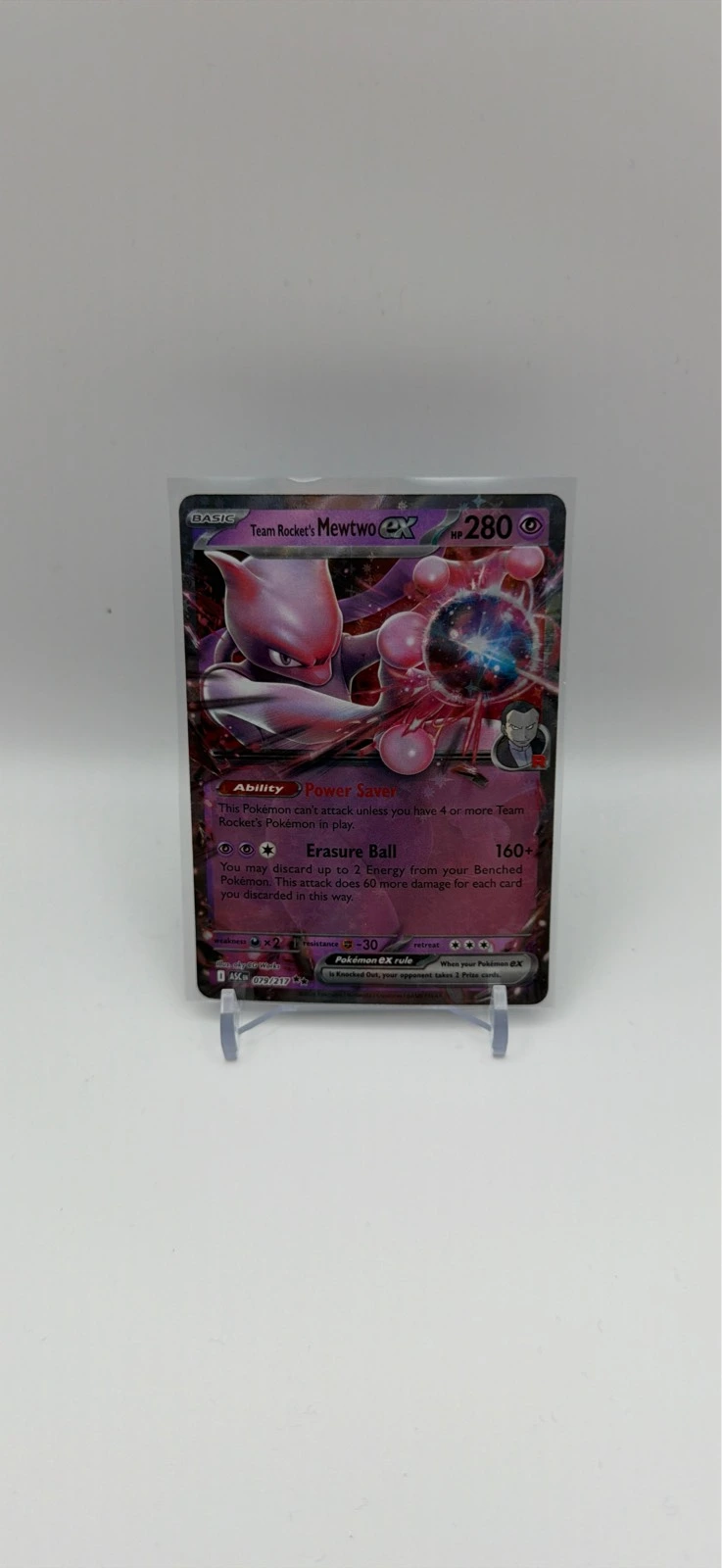 Team Rocket's Mewtwo ex #079/217