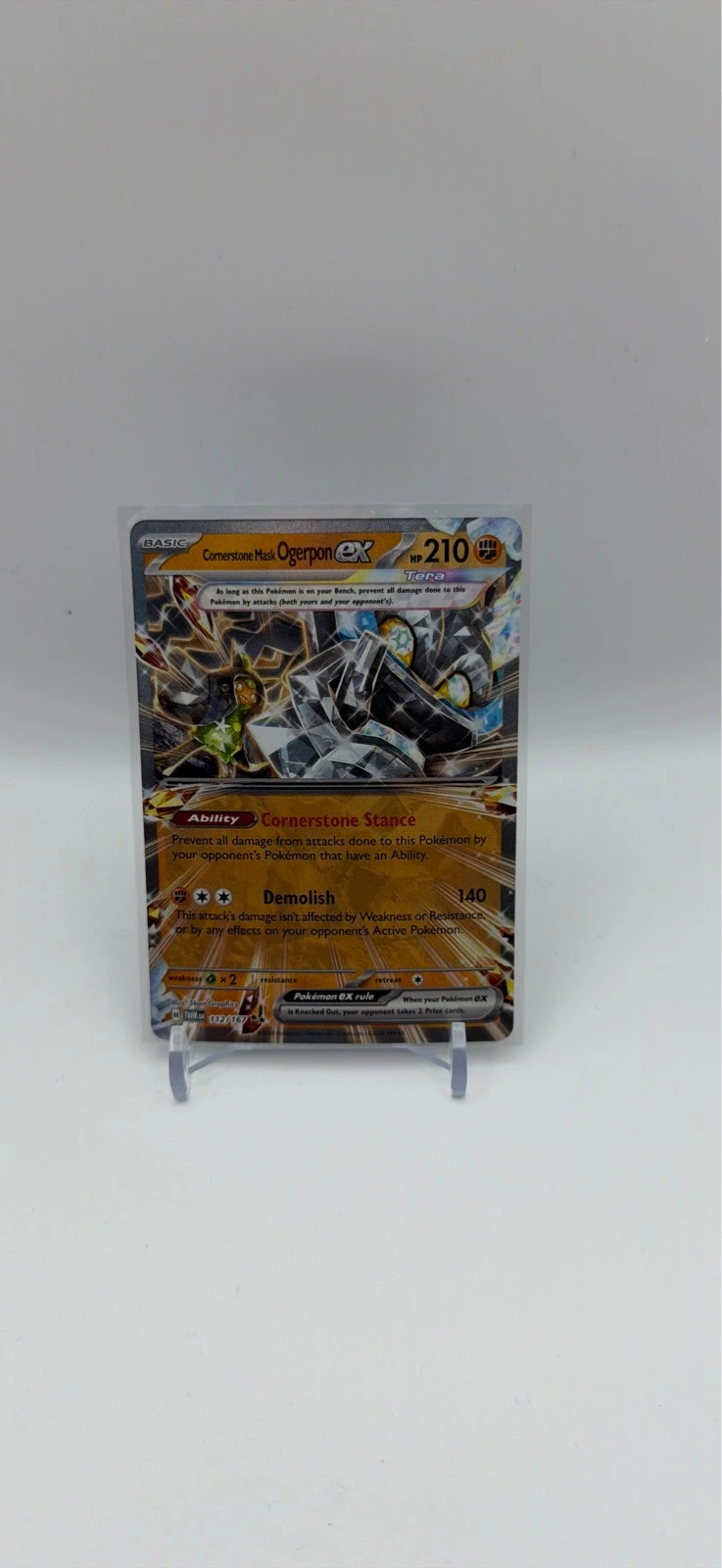 Cornerstone Mask Ogerpon ex #112/167