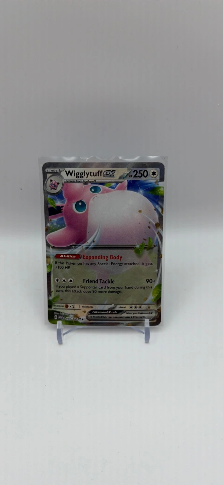 Wigglytuff ex #040/165