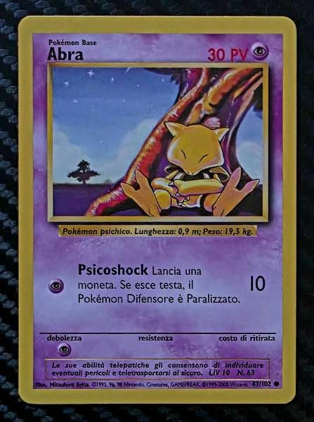 Abra (Italian) - Base Set #43/102