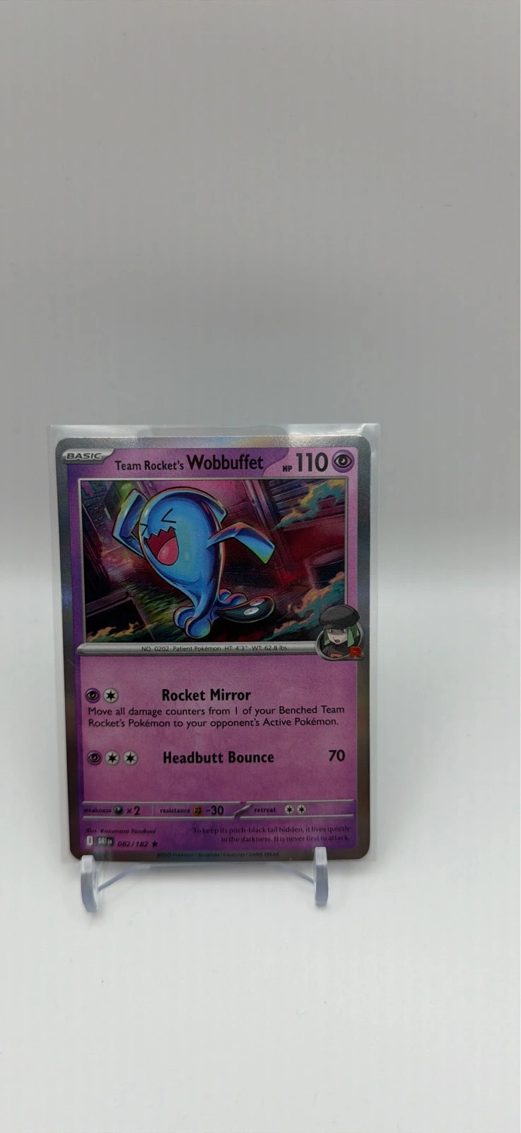Team Rocket's Wobbuffet #082/182