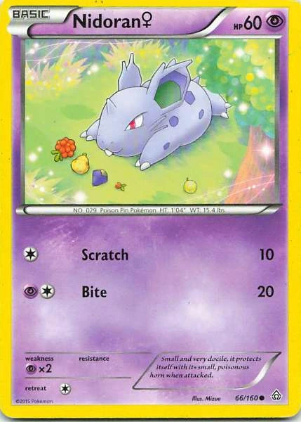 Nidoran♀ - Primal Clash #66/160