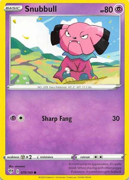 Snubbull - Darkness Ablaze #070/189