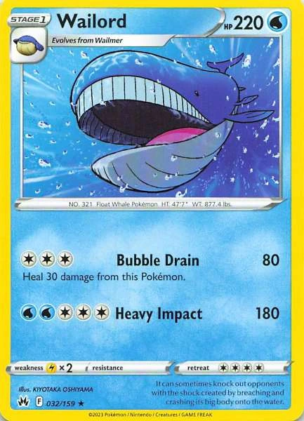 Wailord - Crown Zenith #032/159
