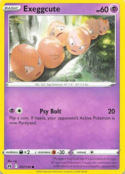 Exeggcute - Crown Zenith #057/159