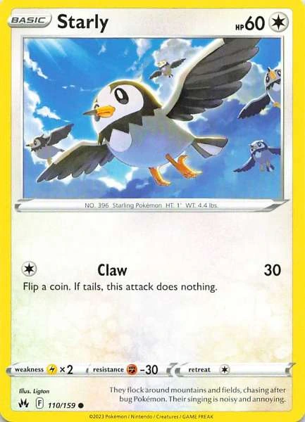 Starly - Crown Zenith #110/159