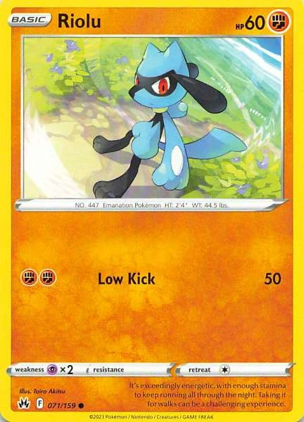 Riolu - Crown Zenith #071/159