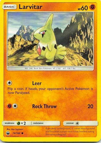 Larvitar - Celestial Storm #74/168