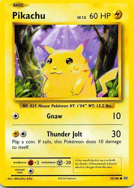 Pikachu - Evolutions #35/108