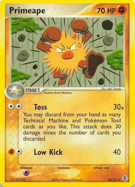 Primeape - FireRed & LeafGreen #28/112