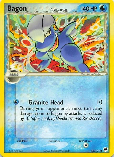 Bagon - EX Dragon Frontiers #43/101