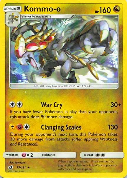 Kommo-o - Crimson Invasion #77/111