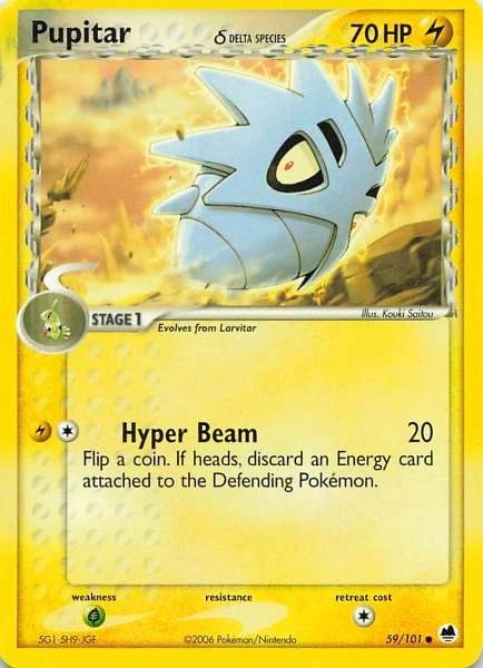 Pupitar - EX Dragon Frontiers #59/101