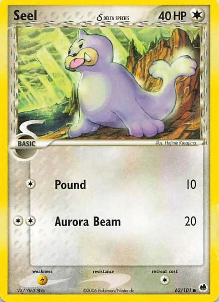 Seel - EX Dragon Frontiers #62/101