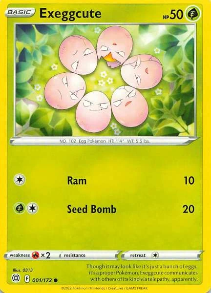 Exeggcute - Brilliant Stars #001/172