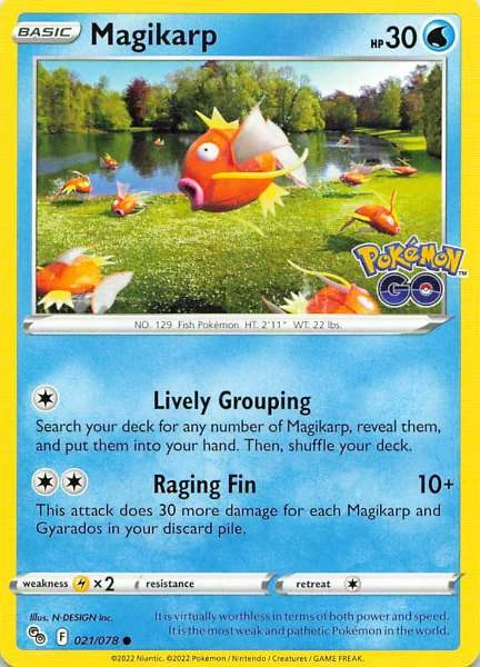 Magikarp - Pokémon GO #021/078